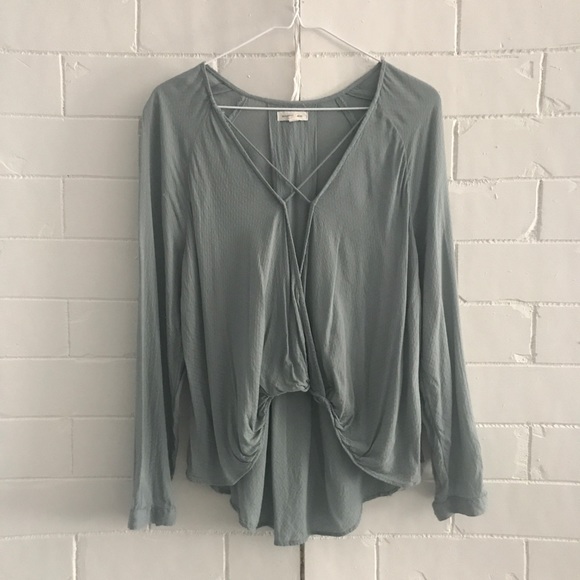 Urban Outfitters Tops - URBAN OUTFITTERS | Silence & Noise Sage Green Top